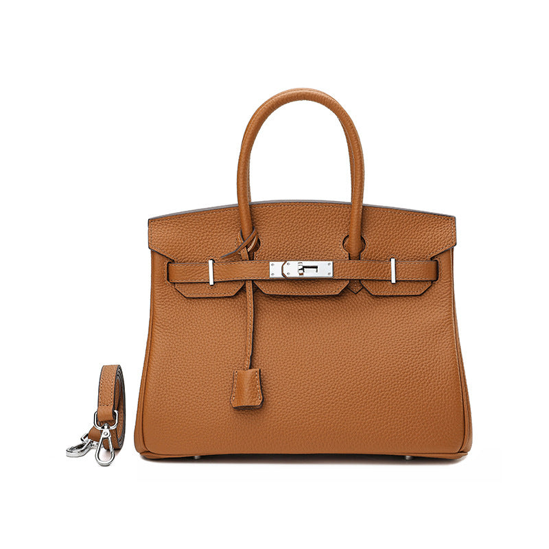 First Layer Cowhide Portable Fashion Genuine Handbags