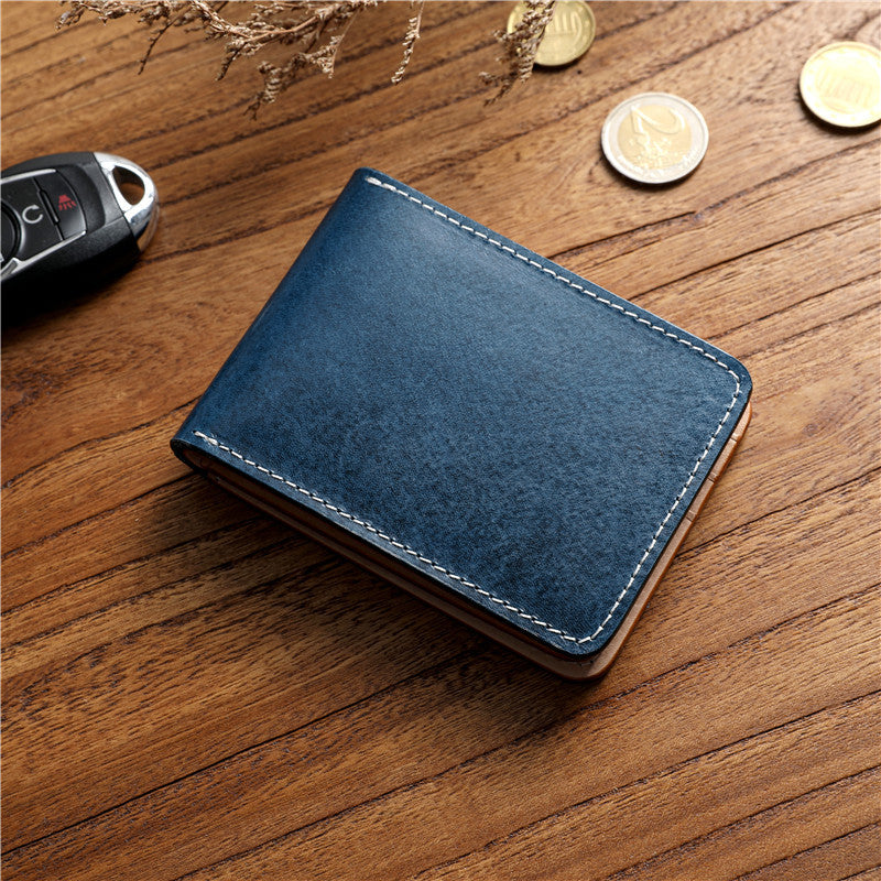 Women's & Men's Hand Vegetable First Layer Cowhide Driving Card Holder