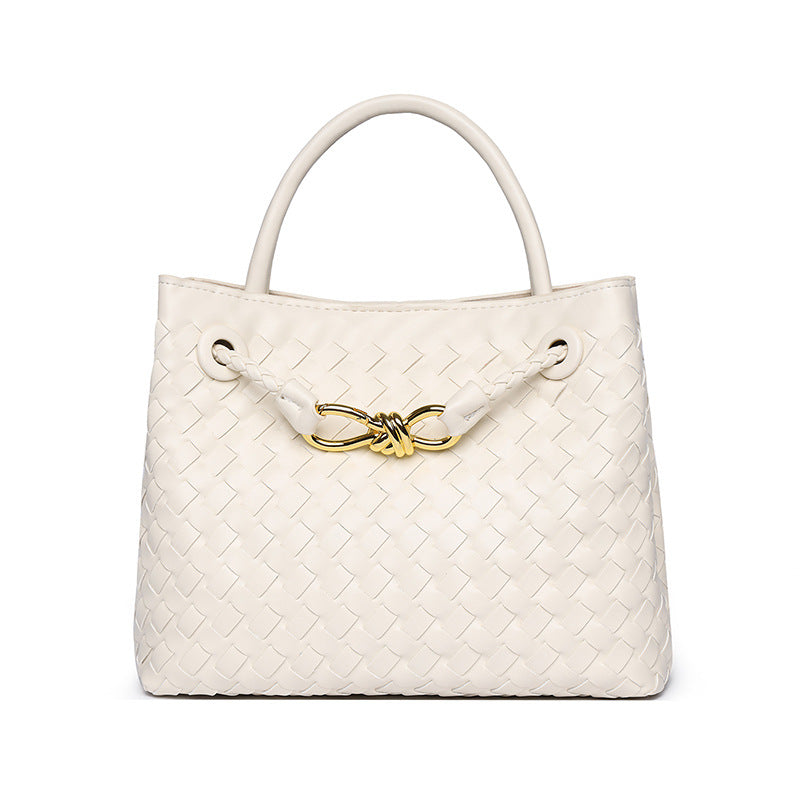 Women's Retro Versatile Simple Design Metal Cord Crossbody Bags