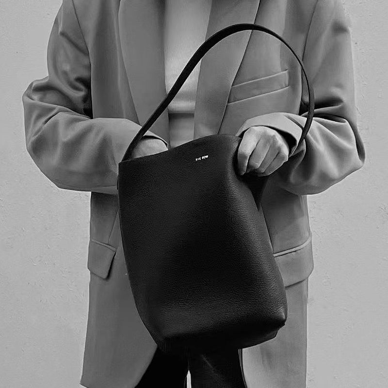 Women's Genuine Leather Large Capacity Commuter High-grade Bucket Bags