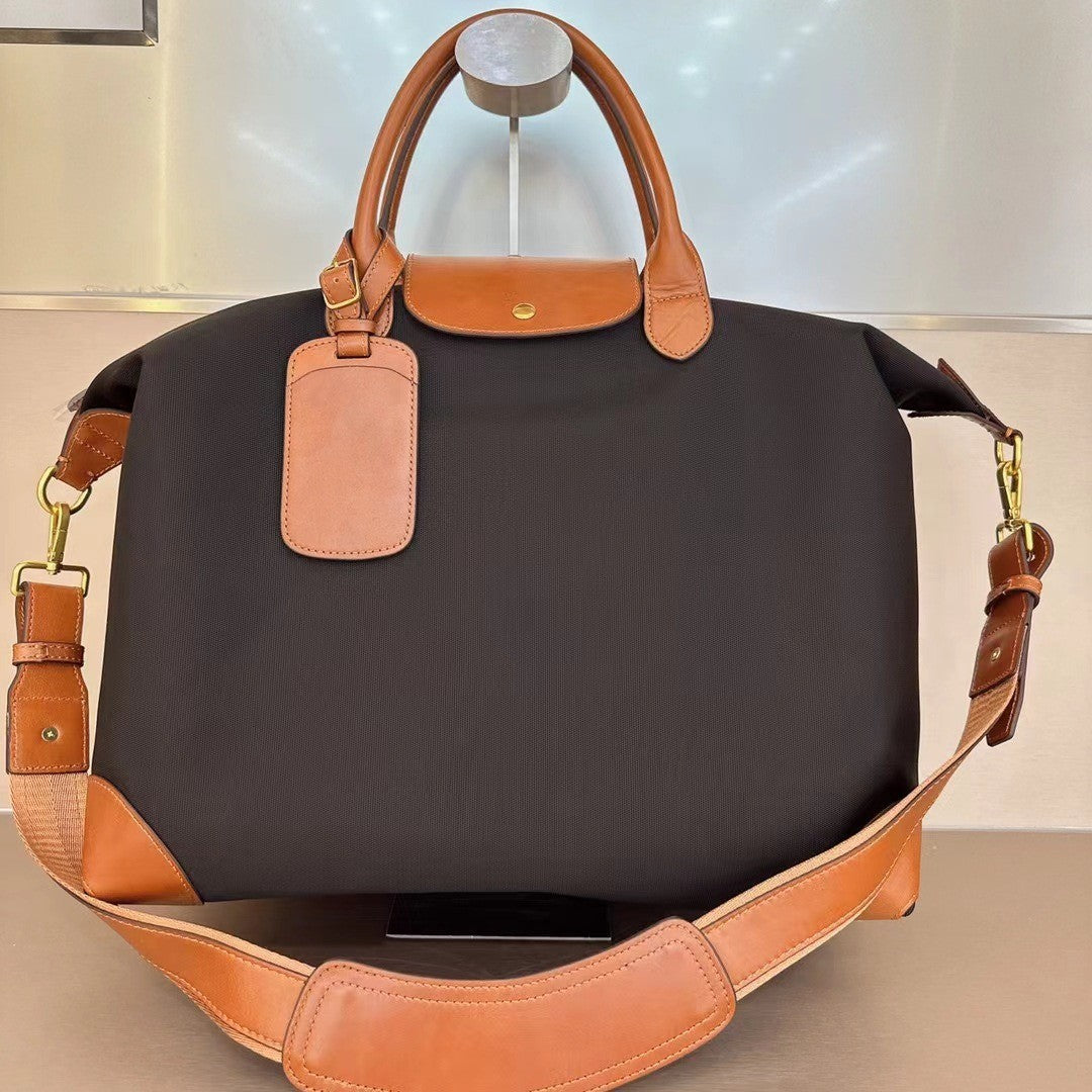 Waterproof Cloth With Oil Wax Leather Handbags
