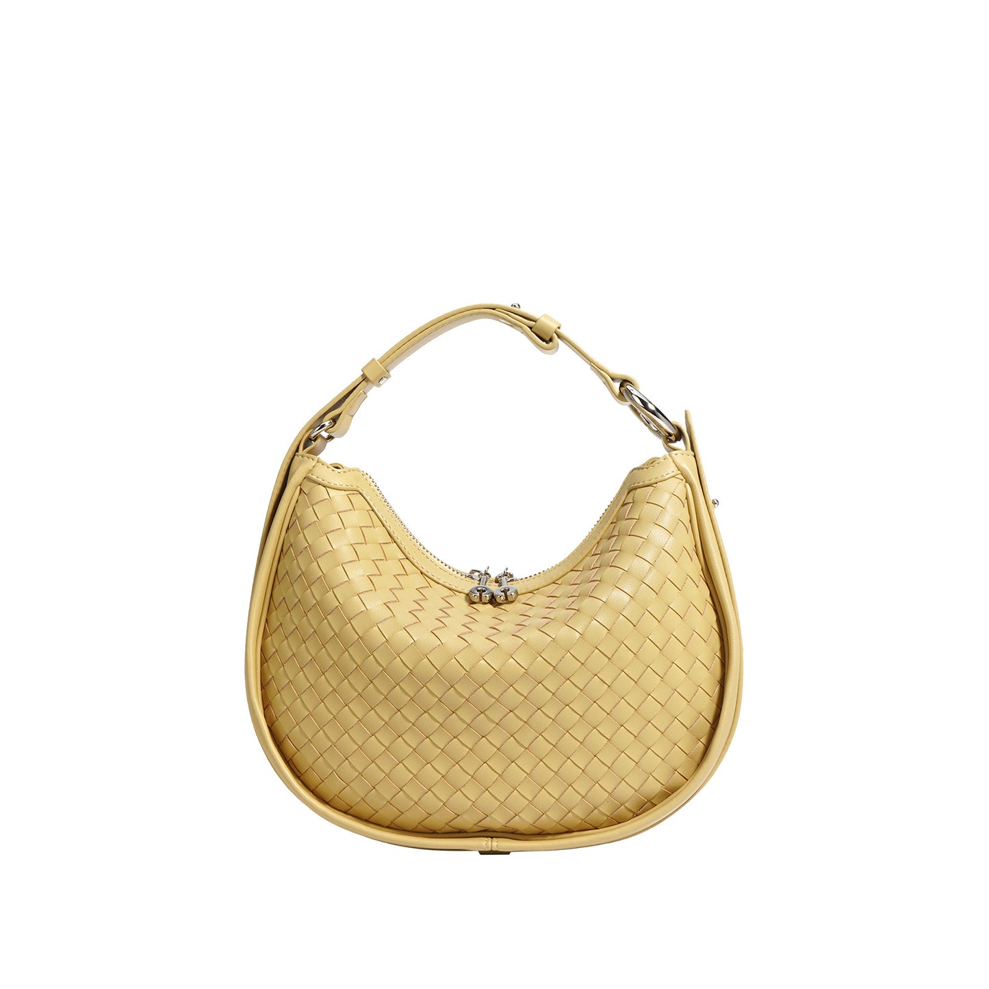 Women's Woven Leather Selenodont Underarm High-grade Armpit Bags