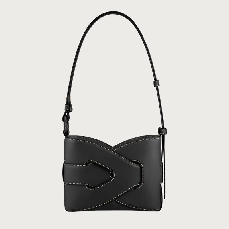 Woven French Pauline Niche Retro Twist Portable Shoulder Bags