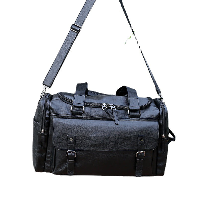 Women's & Men's & Large Capacity Leather Portable Travel Bags
