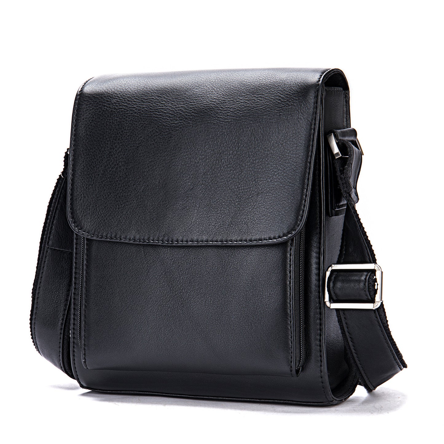 Retro Clamshell Leather First Layer Cowhide Men's Shoulder Bags