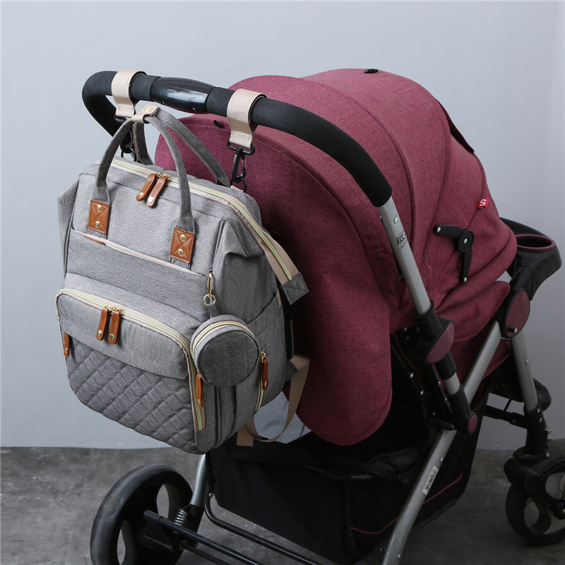 Portable Mummy Hanging Stroller Lightweight Diaper Bags