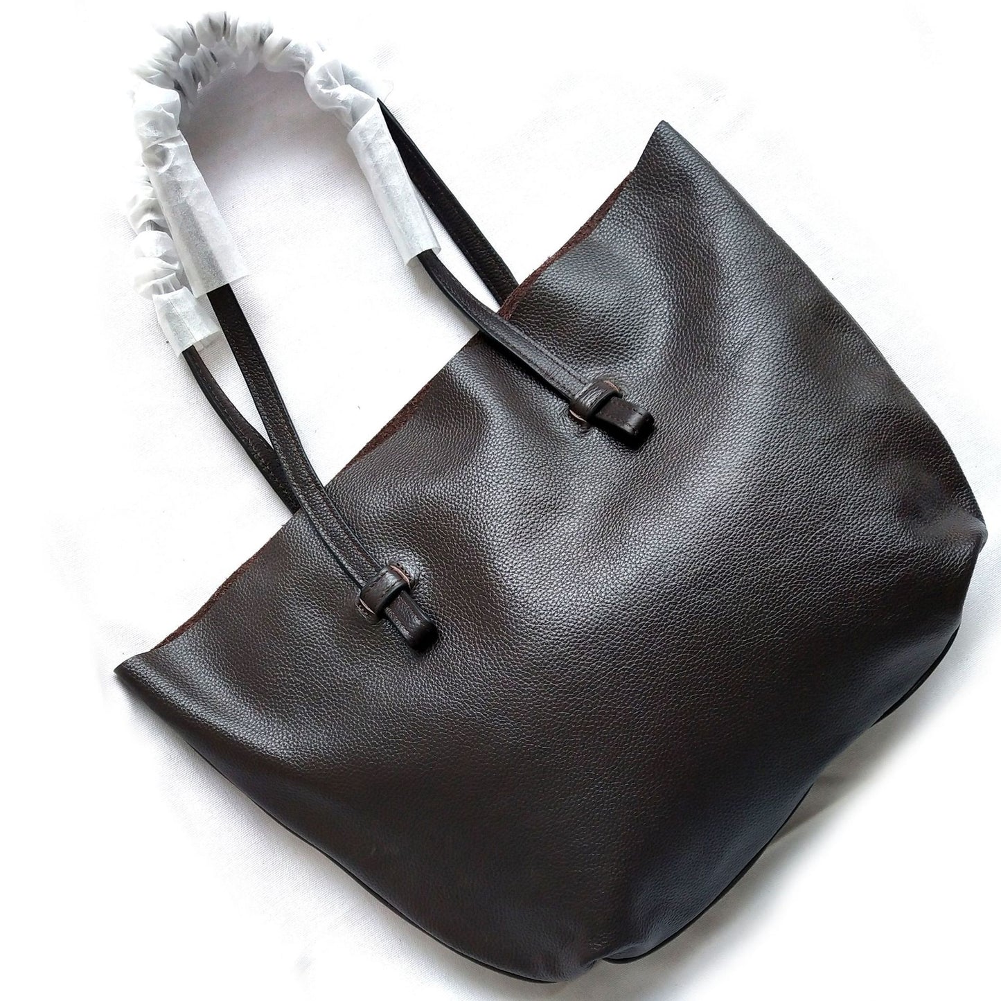 Women's Cattlehide Leather One Shopping Portable Cattle Handbags