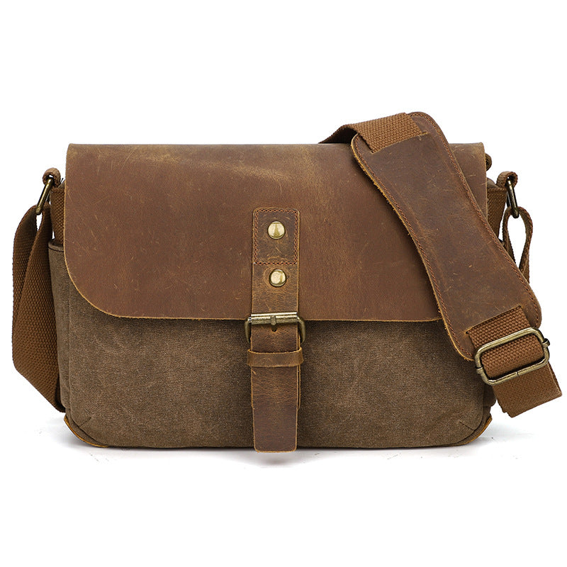 C. Cotton Retro Waterproof Canvas With Bags