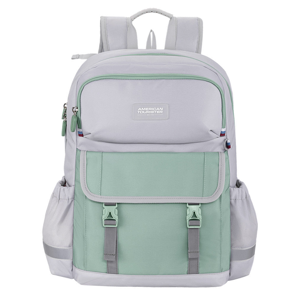 American Boys Lightweight Waterproof Burden Reduction Spine Elementary School Students' Schoolbags