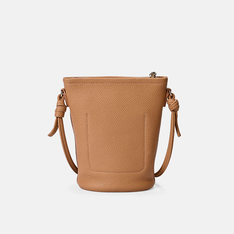 Women's Genuine Leather Fashion Mobile Zipper Simple Phone Bags