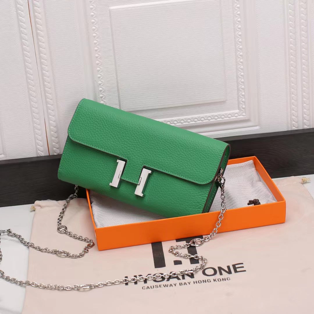 Lychee Pattern Long High Texture First Crossbody Bags