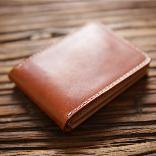 Women's & Men's Hand Vegetable First Layer Cowhide Driving Card Holder