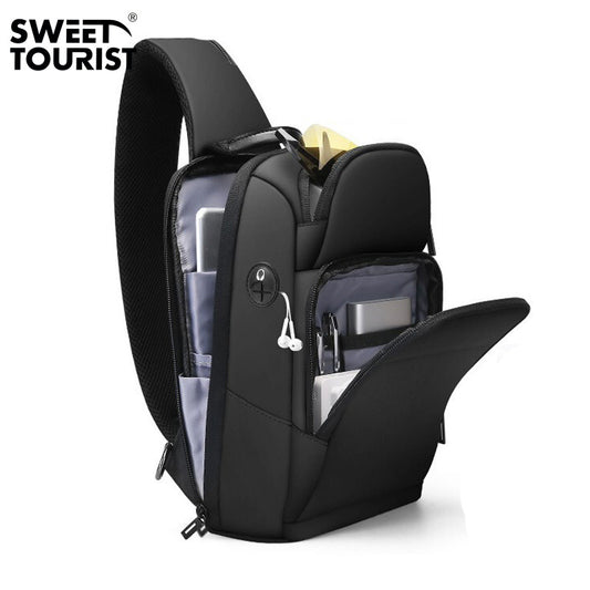 Women's & Men's & Large Capacity Oxford Cloth Waterproof Men's Chest Bags