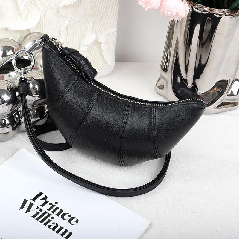 Women's First Layer Cowhide High Texture Mobile Phone Bags