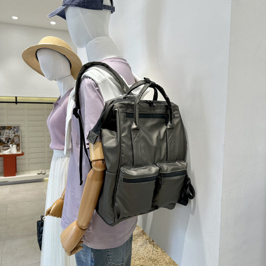 Women's & Men's & College Black Waterproof Commuter Business Backpacks