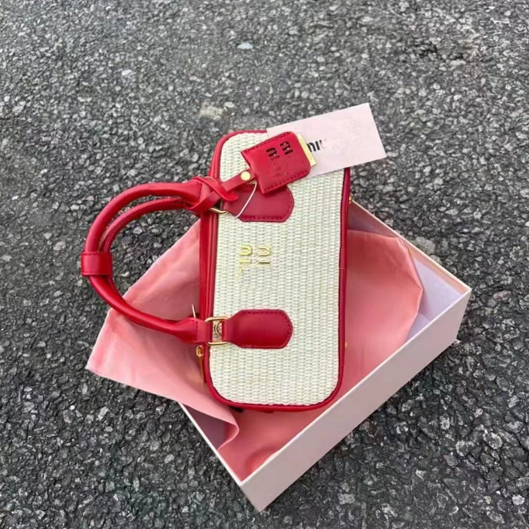 Home Bowling Woven Portable Large Capacity Small Square Bags