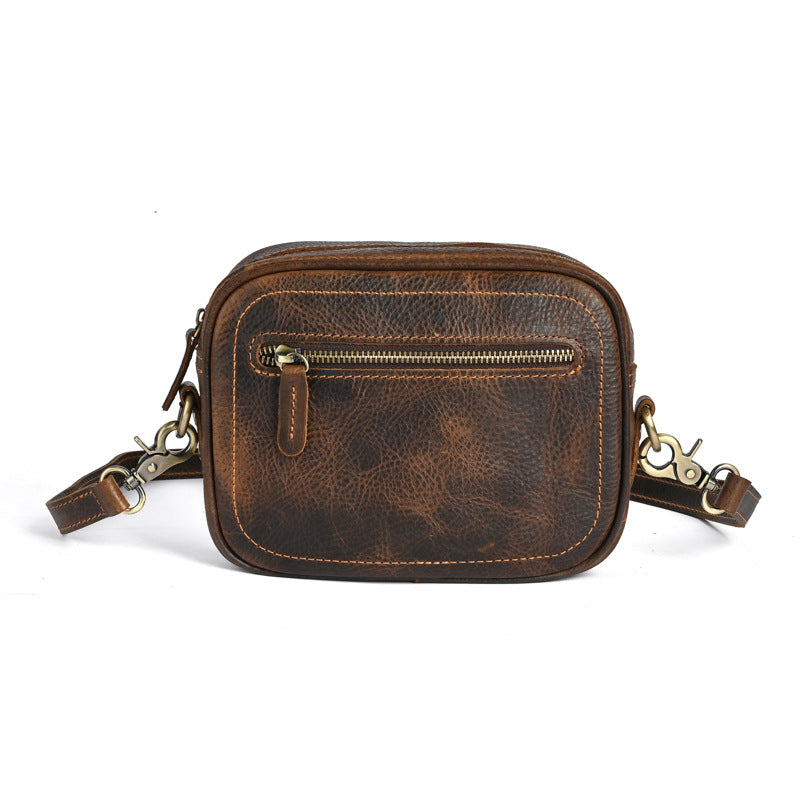 Men's Ke Crazy Horse Leather Genuine Tide Men's Messenger Bags