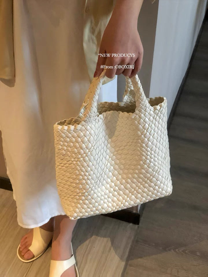 Slouchy Large Capacity Hand-woven Versatile Mother Bags