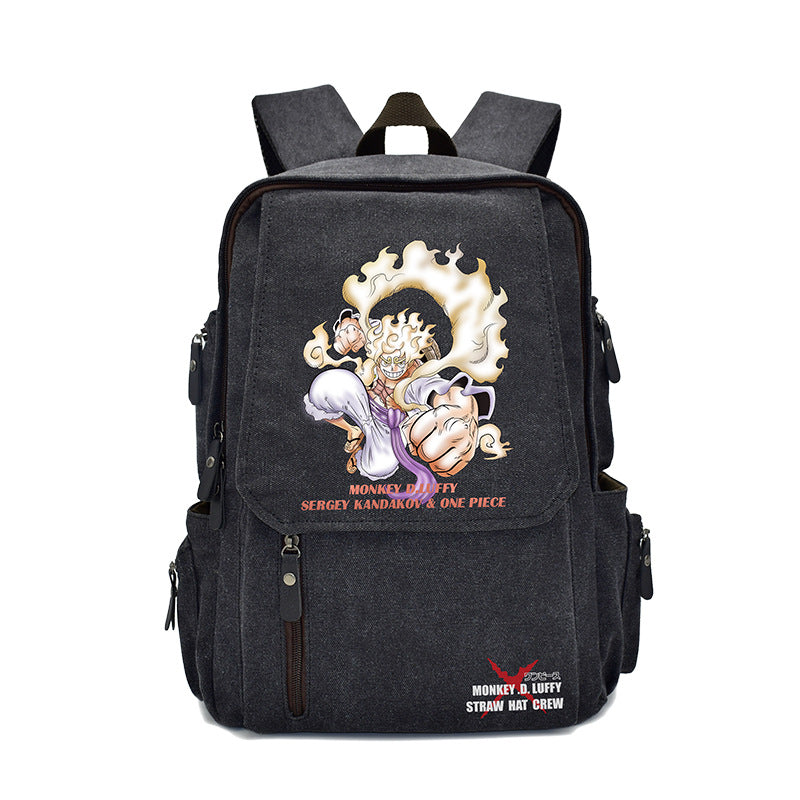 Fire Shadow Totoro One Piece Large Backpacks