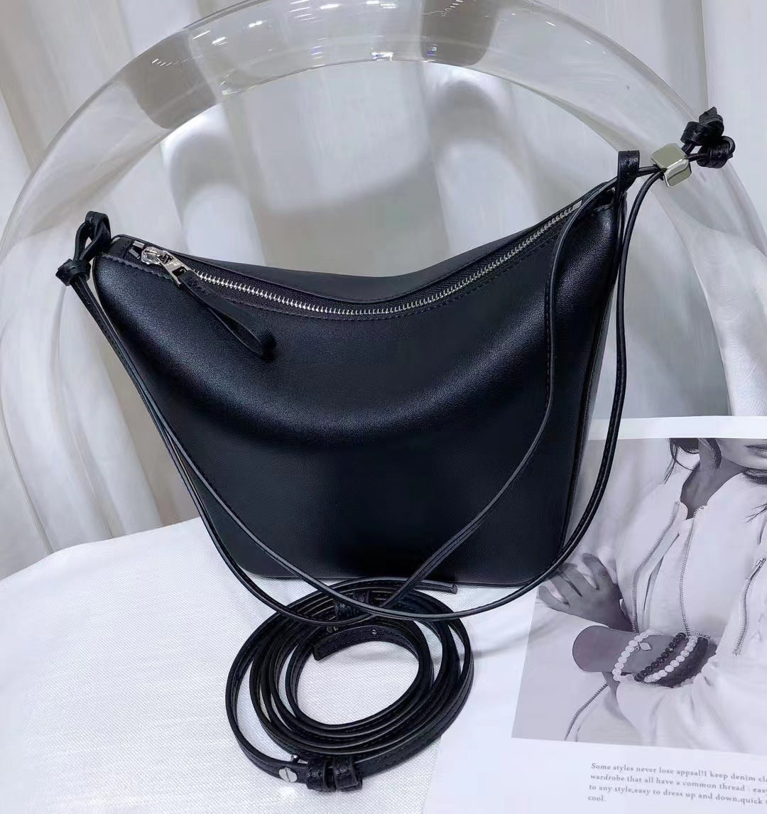 Layer Cowhide High-grade Niche Dumpling Portable Crossbody Bags