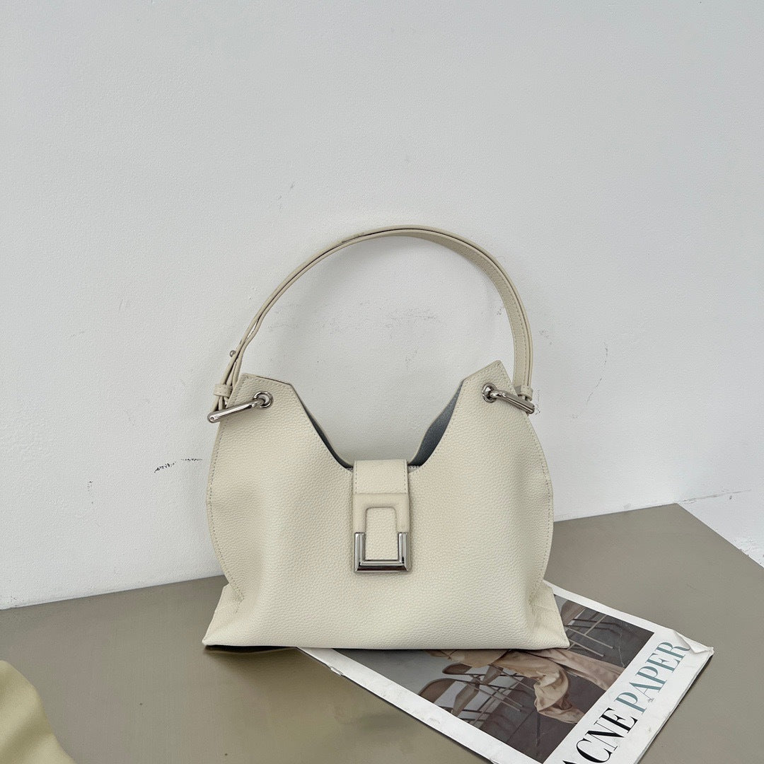 Women's Underarm Cowhide Fashion Trendy Advanced Texture Armpit Bags