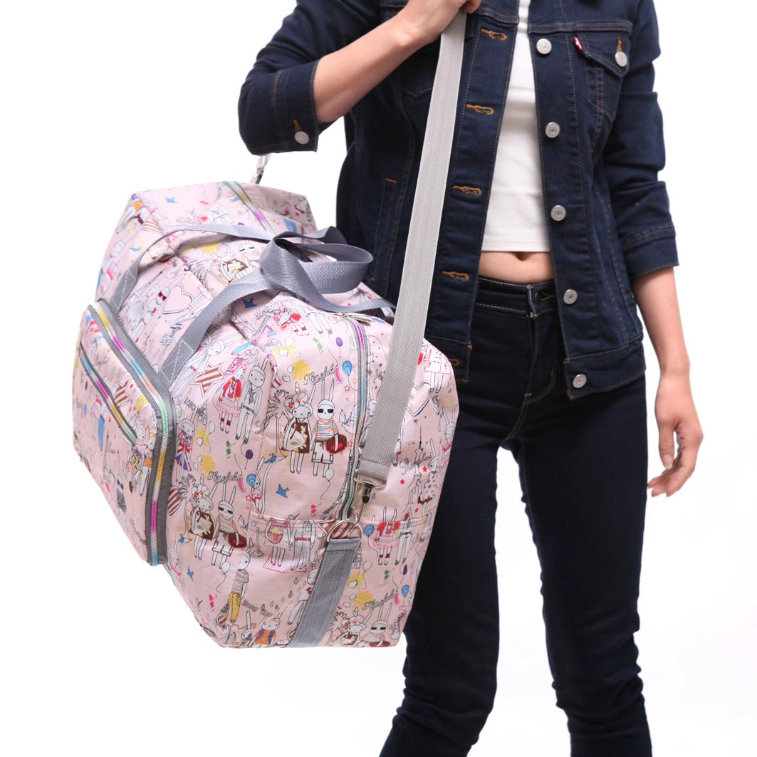 Women's & Men's Folding Large Capacity Business Trip Short Distance Boarding Travel Bags