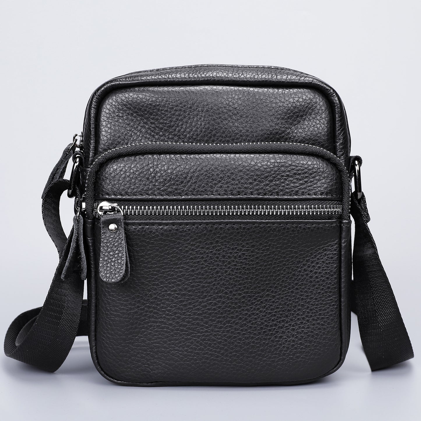 Men's Leather Genuine Large Capacity Vertical Fashion Men's Shoulder Bags