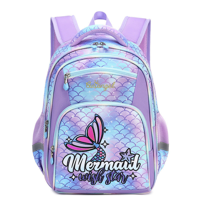Primary Grade Burden Reduction Spine Protection Elementary School Students' Schoolbags