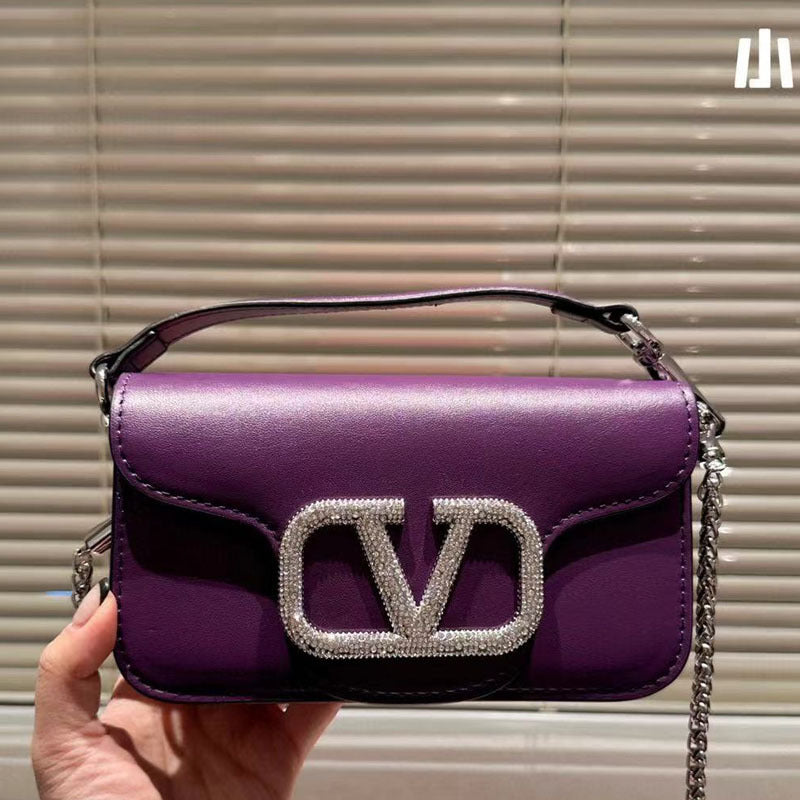 Women's Chain Flap Drill Trendy Fashion Street Bags