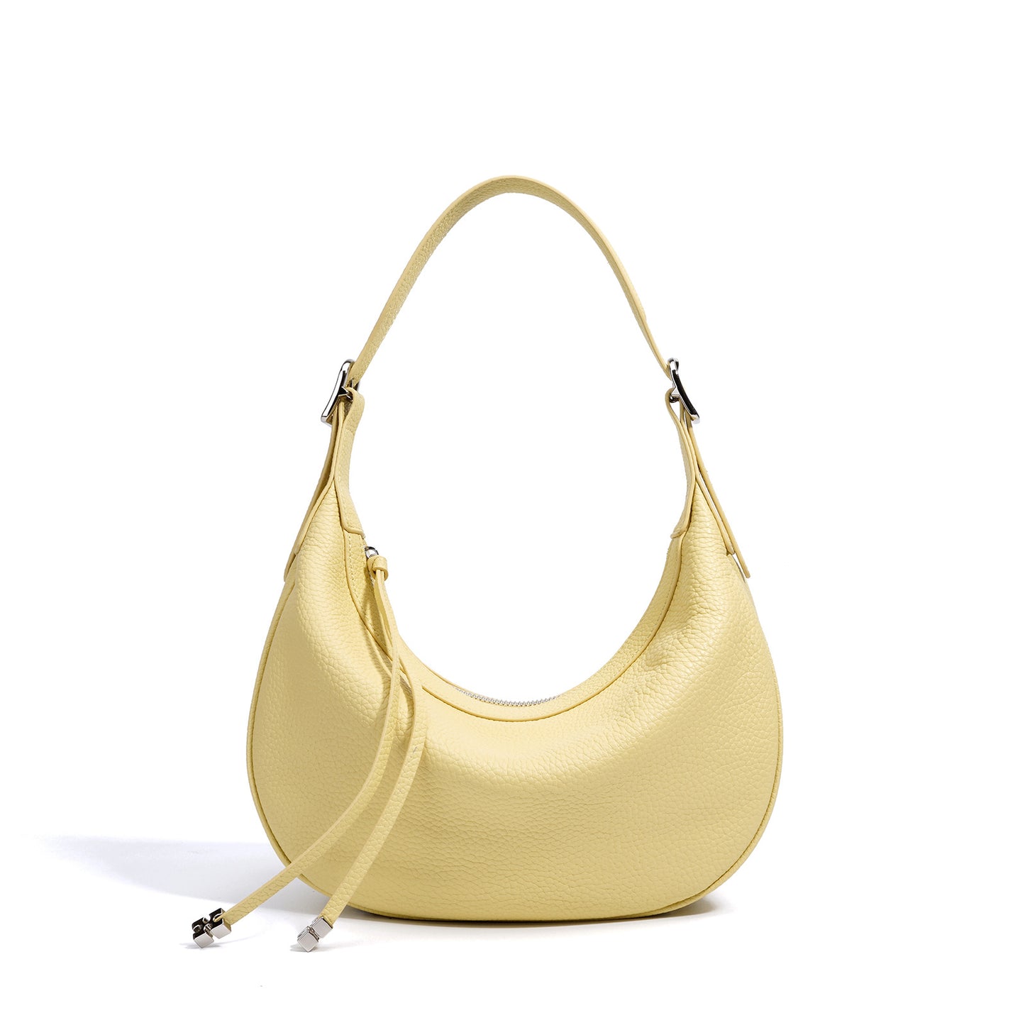Women's Fashion Simple Design Hobos Leather Texture Shoulder Bags