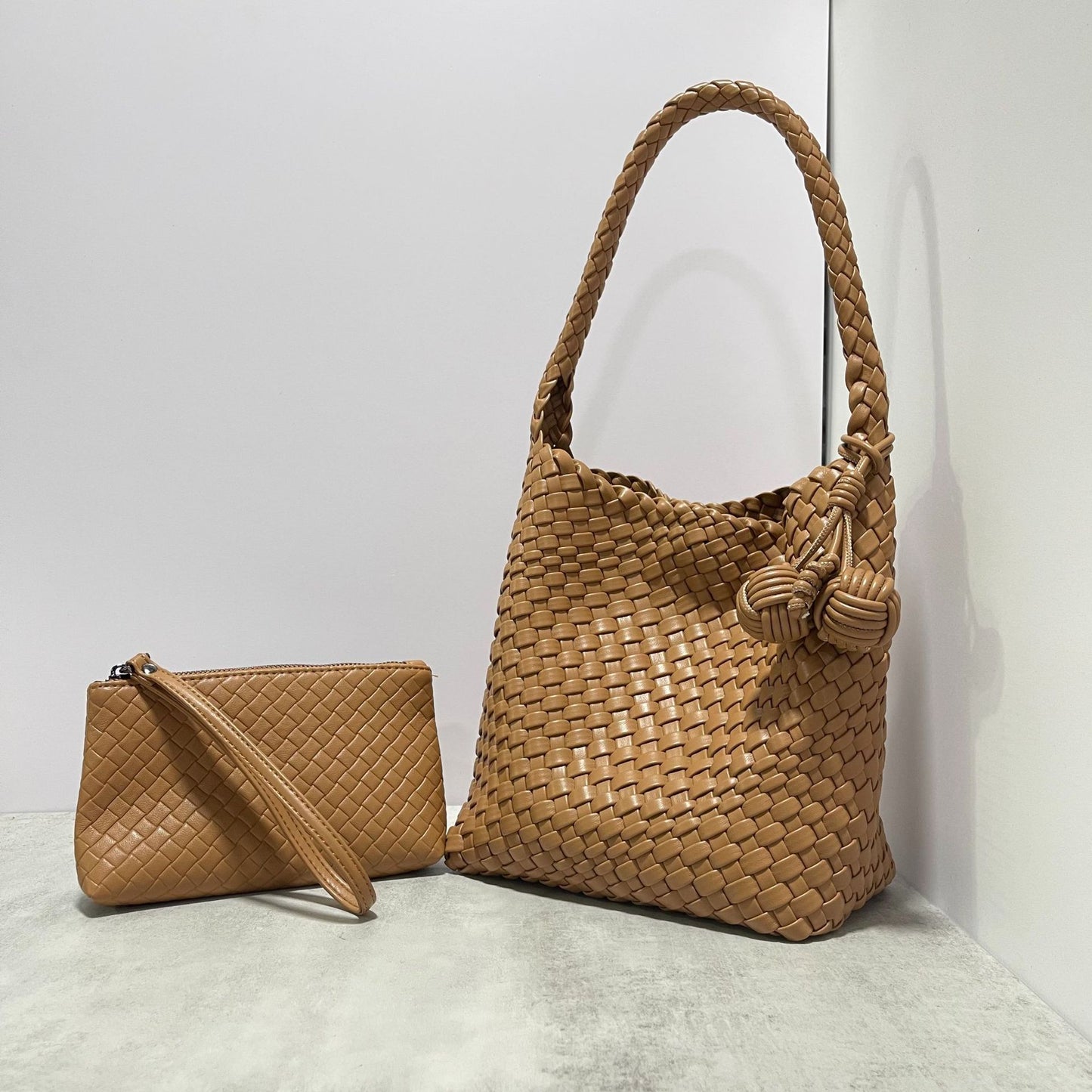 Elegant Trendy Cool Pretty Hand-woven Li Bucket Bags