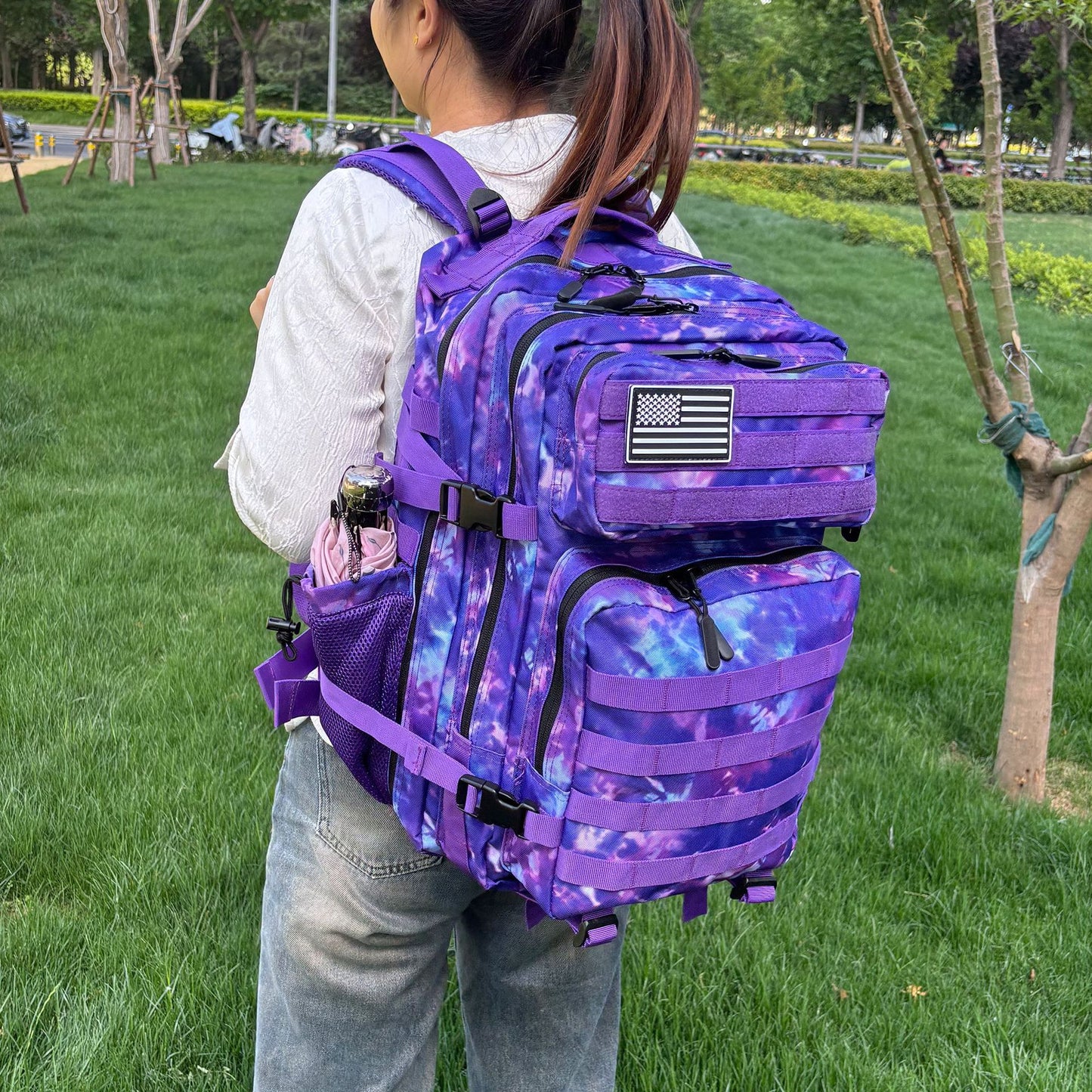 Camouflage Large Capacity Velcro Hard-wearing Waterproof Backpacks
