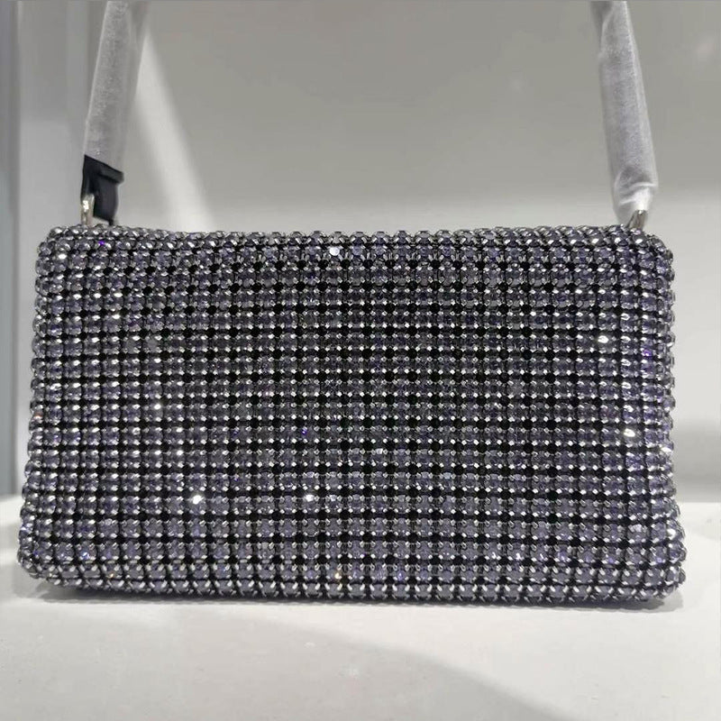 Women's Hand Carrying Full Diamond Rhinestone Portable Bags