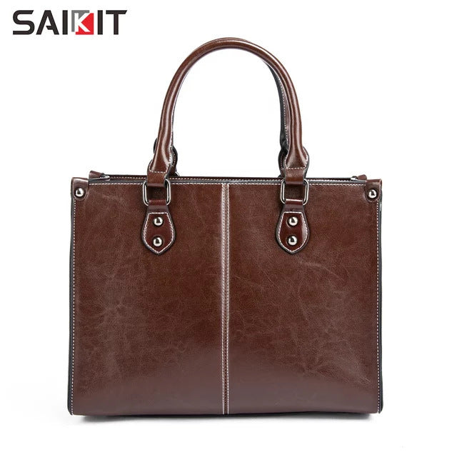 Women's Large Capacity Totes Commuter Business Simplicity Handbags