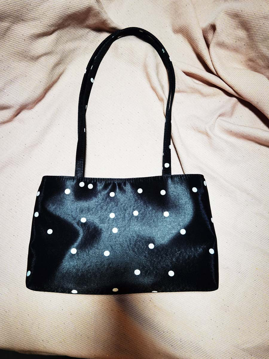 Interest Light Luxury Satin Portable Underarm Tote Bags