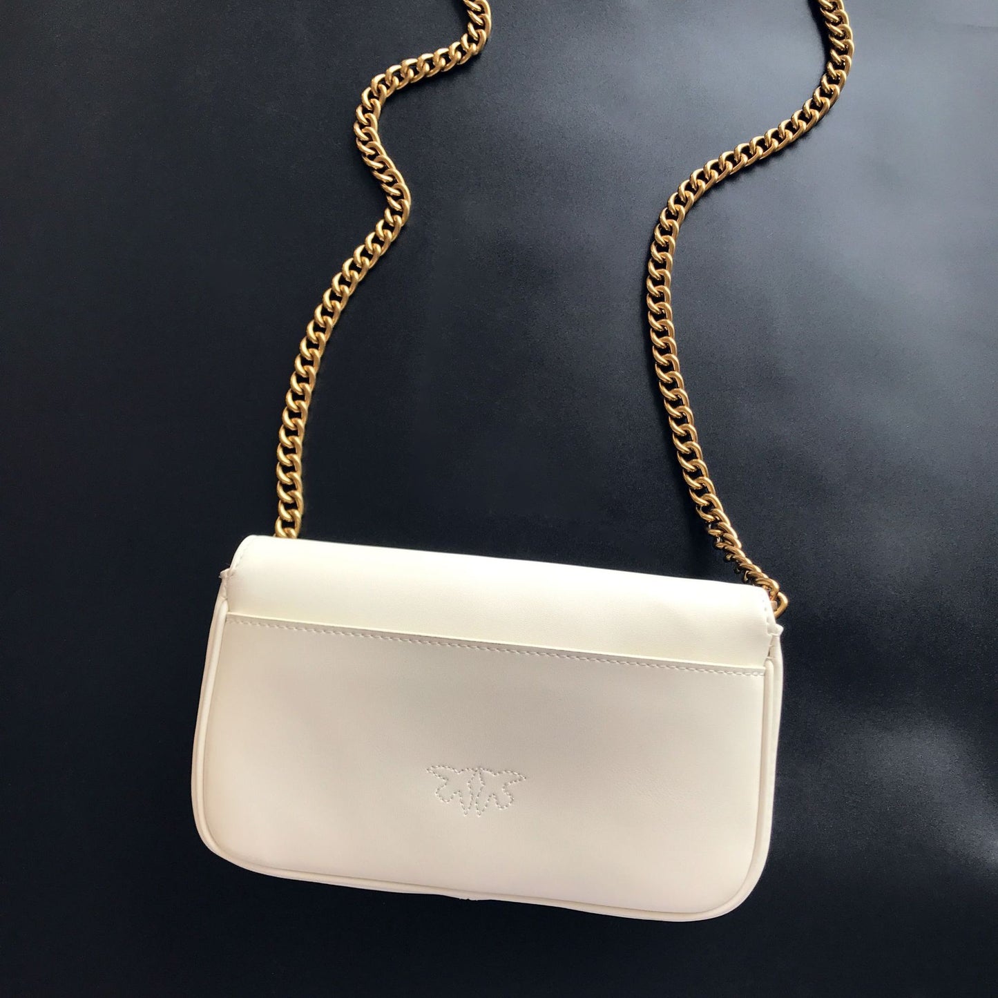 Women's Genuine Leather Swallow French Stick Classic Small Square Bags
