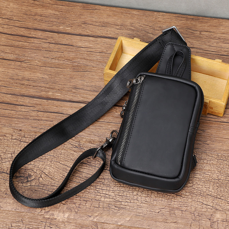 Men's Classic Mini First Layer Cowhide Shoulder Bags