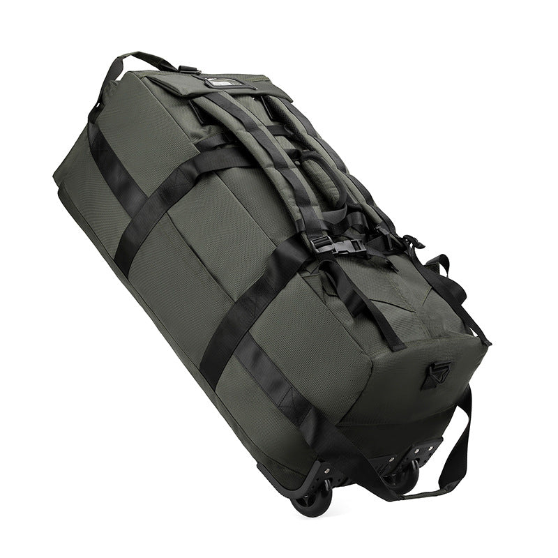 Capacity Multifunctional With Wheels Folding Camping Travel Bags