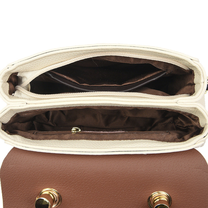 Women's Pure Color Trendy Retro Korean Style Shoulder Bags