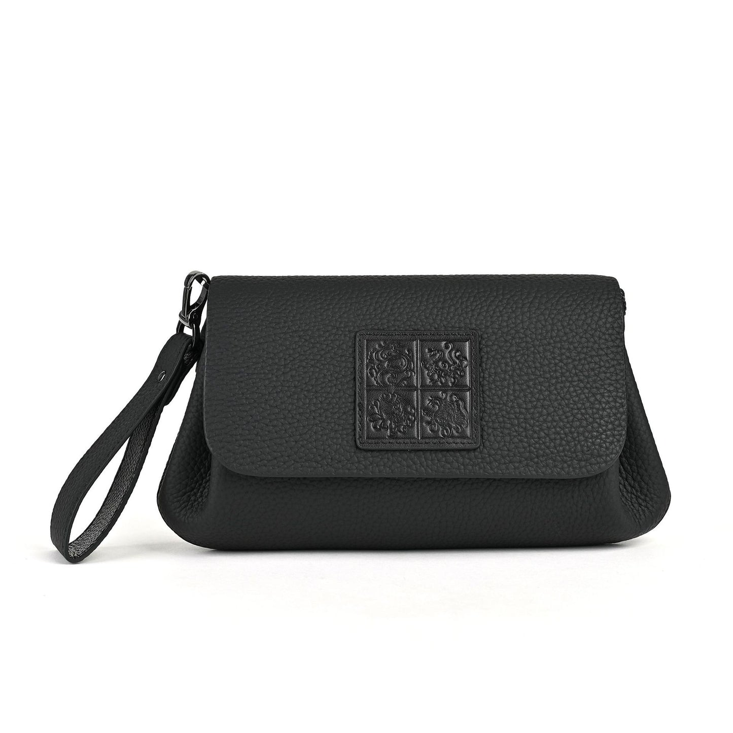 Women's & Men's & Zipper First Layer Cowhide Clutch Men's Handbags