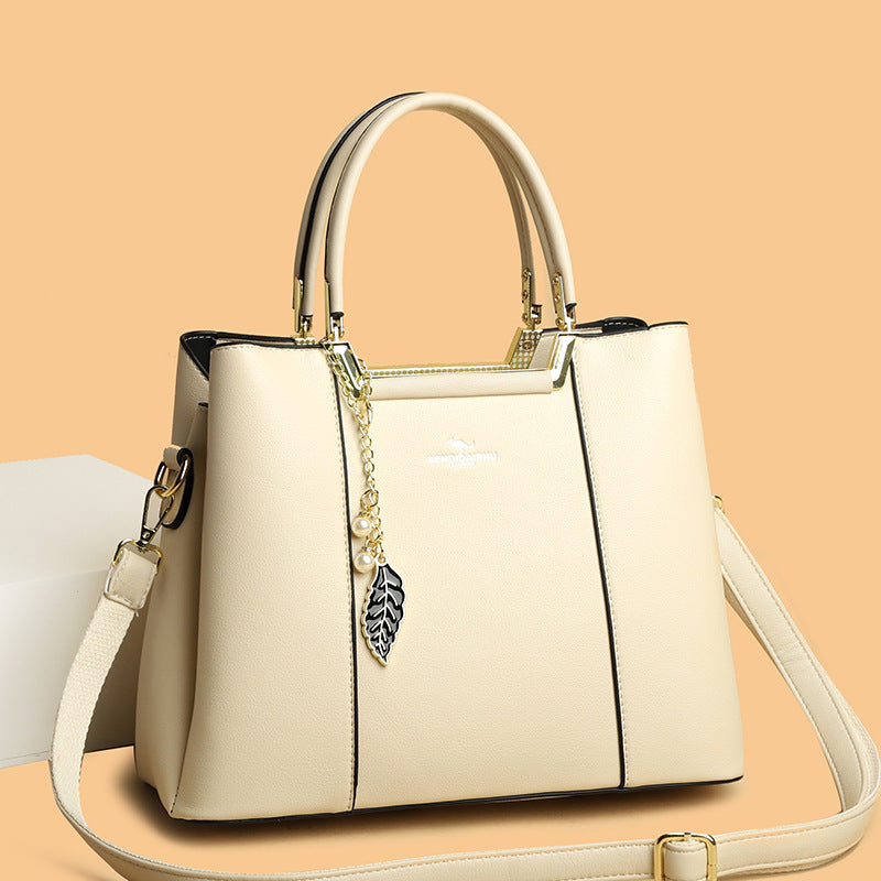 Women's Mother Soft Leather Large Capacity Handbags