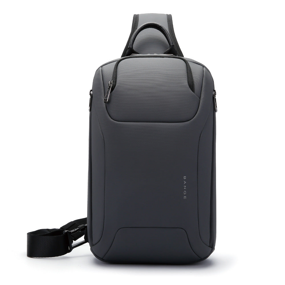 Men's Business Commute Large Capacity Korean Motorcycle Men's Chest Bags