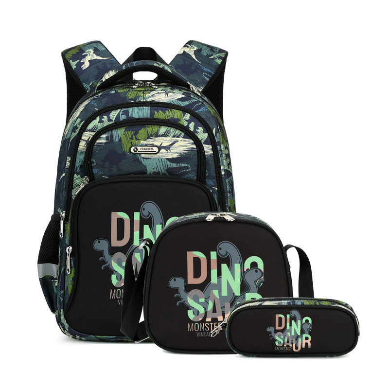 Boys Grade Stylish Lightweight Hu Ji Elementary School Students' Schoolbags