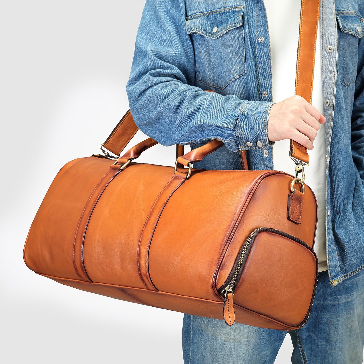 Men's Short Business Trip Portable Large Capacity Travel Bags
