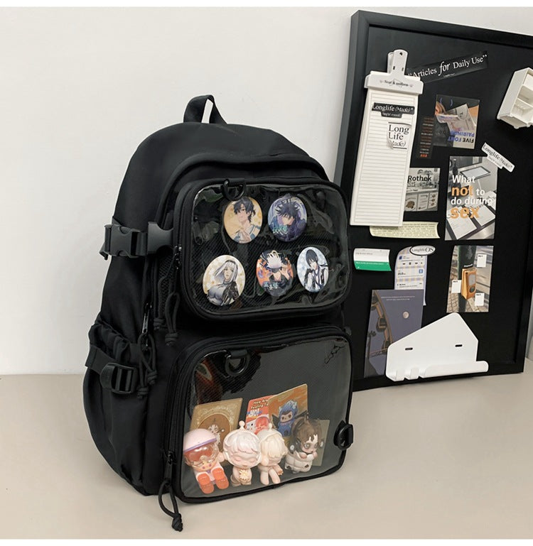 Cartoon Two-dimensional Detachable Primary Grade To Backpacks