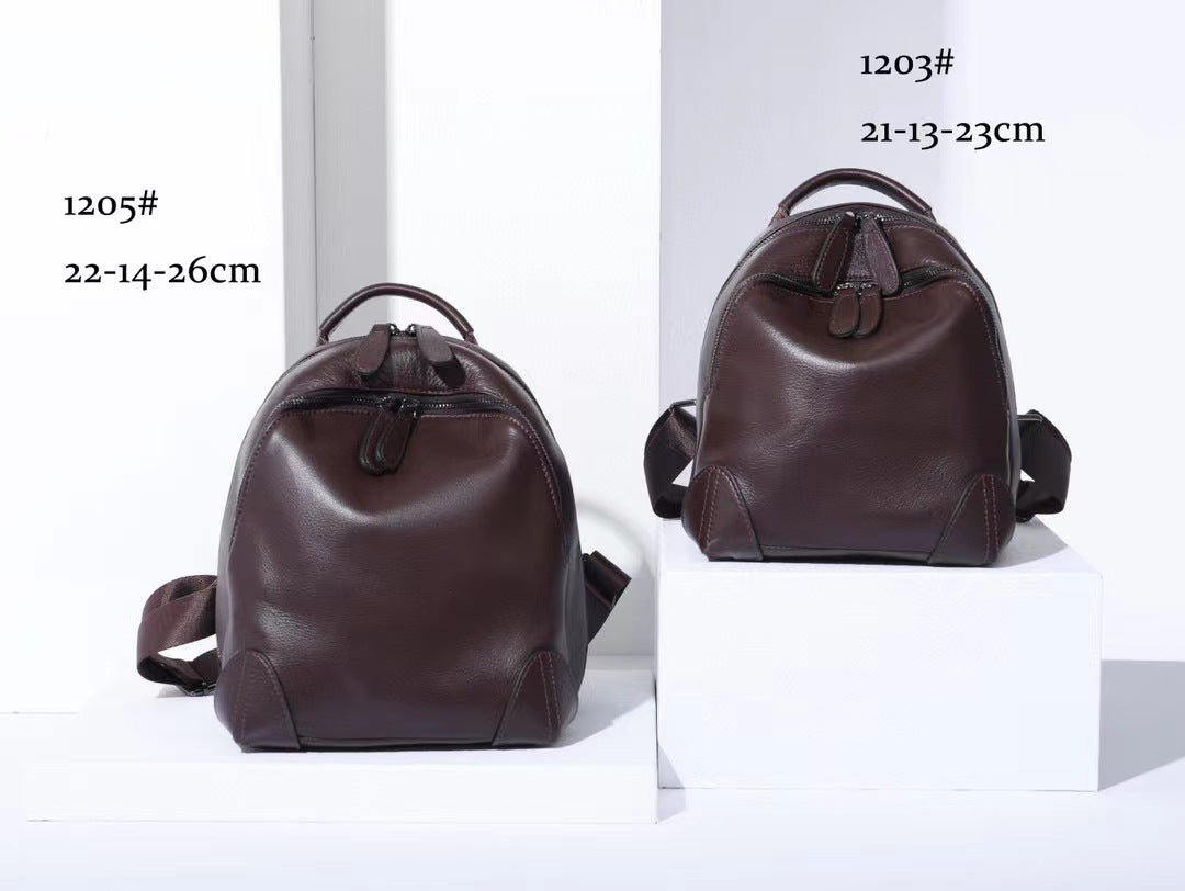 Women's Genuine Leather Fashion Vintage Cowhide Backpacks