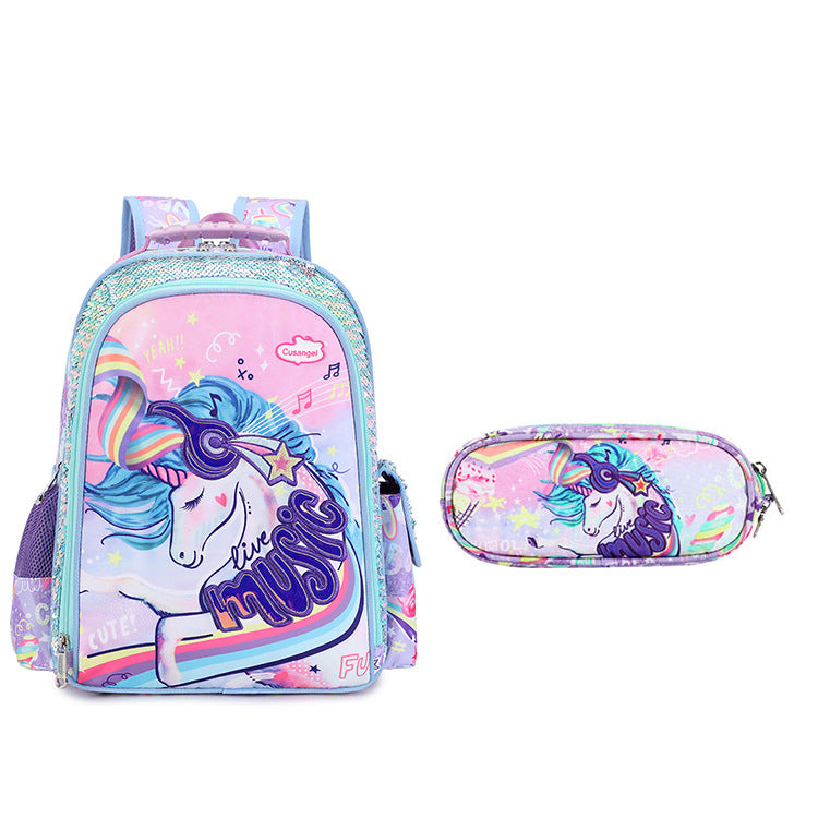 Creative New Fashion Boys Spine Protection Elementary School Students' Schoolbags