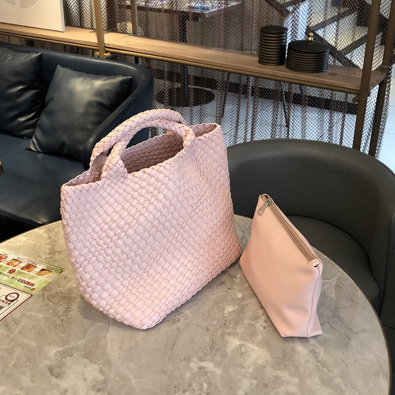 Slouchy Large Capacity Hand-woven Versatile Mother Bags