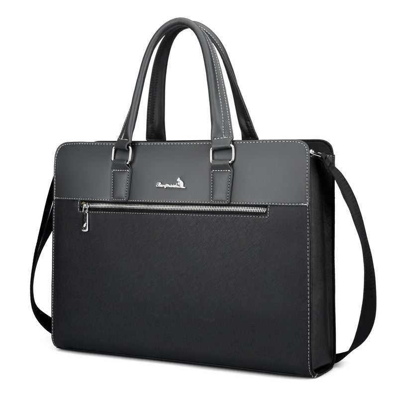 Men's Business Horizontal Simple Computer Leather Men's Handbags