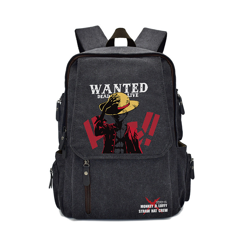 Fire Shadow Totoro One Piece Large Backpacks